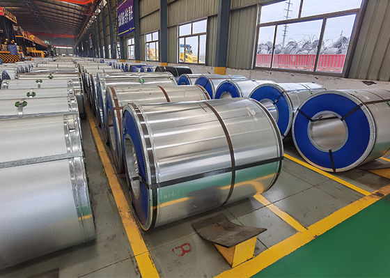 Industri Logistik Aluminized Gi Galvanized Steel Coil ASTM Standard