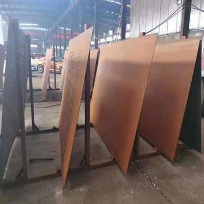ASTM A242 A588 Gr.B S355JOWP Corten Steel Plate 0.6m Lebar