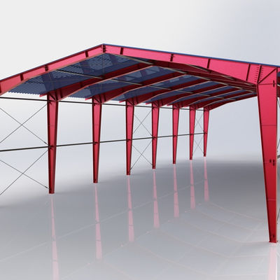 Desain Menarik Mobil 4s Toko Bangunan Struktur Baja Prefabrikasi