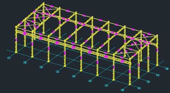Bending Q355 Struktur Baja Bangunan Glasswool Sandwich Panel