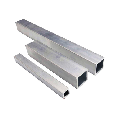 Bagian Kotak Aluminium Dilapisi Bubuk ISO9001 7050 Alu Square Tube